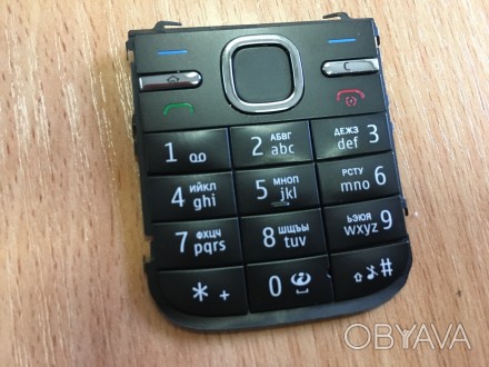 Клавіатура для телефону Nokia C5-00.Ціна-248-англ літери / 298 -англ-російські Т. . фото 1