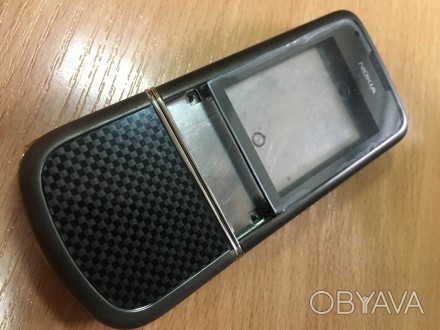 Корпус для Nokia 8800 Arte Carbone Full.Також є в наявності акумулятора, заряджа. . фото 1