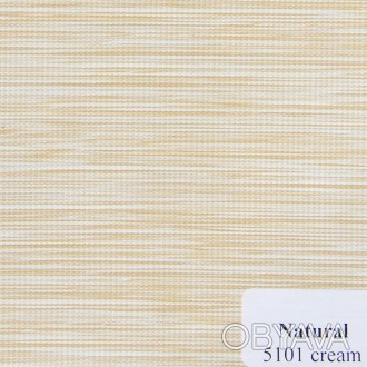 Рулонные шторы Одесса Ткань Natural Кремовый 5101
Ткань Natural (ткань под натур. . фото 1