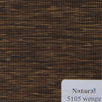 Рулонные шторы Одесса Ткань Natural Венге 5105
Ткань Natural (ткань под натураль. . фото 1