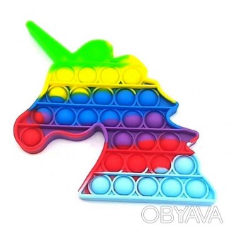 Игрушки pop it - это многоразовая пупырка, которая представлена в виде силиконов. . фото 1