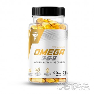  TREC Nutrition Omega 3-6-9 это комплекс моно- и полиненасыщенных жирных кислот,. . фото 1