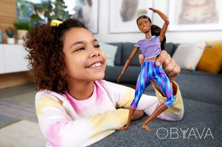 
Кукла Барби йога брюнетка Безграничные движения Barbie made to move Mattel 
	Ку. . фото 1