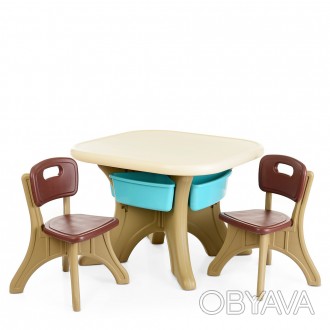 Комплект мебели (стол+2 стула) TM Bambi арт. ETZY-13
Размер столика: 
высота - 5. . фото 1