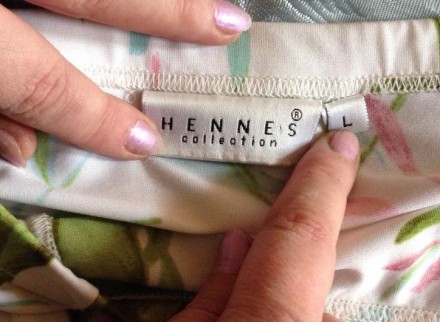 Красивая легкая летняя юбка от шведского бренда Hennes Collection. Многоцветная.. . фото 5
