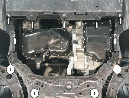 Защита двигателя, КПП, радиатора для автомобиля:
Mazda 3 BP (2019-)
Защищает дви. . фото 4