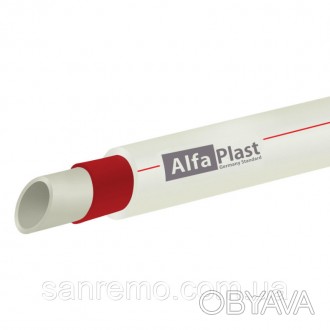 Труба из PPR Alfa Plast армированная стекловолокном 50х6,9. . фото 1