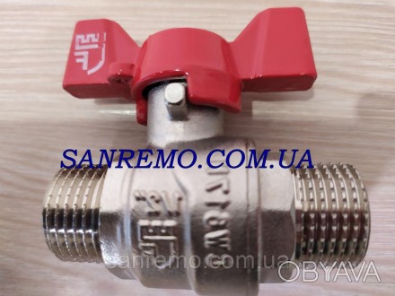 Кран кульовий SD Forte 1/2" НР для води (метелик)
Кран кульовий SD Forte 1/2" НН. . фото 1