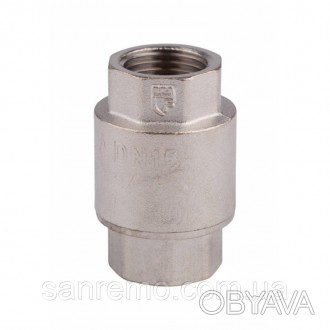 Зворотній клапан SD Forte 1/2" нікельований і шток клапана виготовлені з латуні,. . фото 1