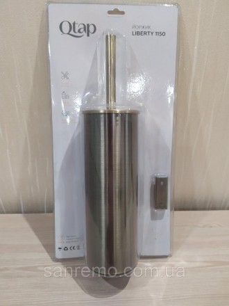 Йоржик для туалету підлоговий з нержавійки Q-tap Liberty ANT 1150 колір бронза. Харків. фото 1 Йоржик для туалету підлоговий з нержавійки Q-tap Liberty ANT 1150 колір бронза. Харків. фото 1