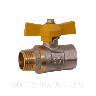 Кран кульовий SD Plus 3/4" ВЗ для газу (метелик). Харків. фото 1 Кран кульовий SD Plus 3/4" ВЗ для газу (метелик). Харків. фото 1