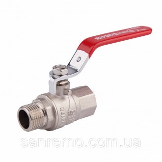 Кран латунный шаровой SD Forte 1/2" ВН для воды (ручка). Харьков. фото 1 Кран латунный шаровой SD Forte 1/2" ВН для воды (ручка). Харьков. фото 1