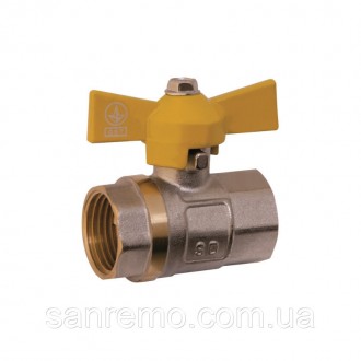 Кран шаровой SD Plus 3/4" ВР для газа (бабочка). Харьков. фото 1 Кран шаровой SD Plus 3/4" ВР для газа (бабочка). Харьков. фото 1