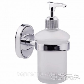 Дозатор для жидкого мыла для ванной (матовое стекло) Potato P2927
Дозатор для жи. . фото 1