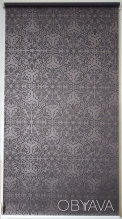 Рулонные шторы Одесса Ткань Эмир Шоколад.
Ткань Эмир (металлизированный рисунок). . фото 1