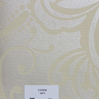 Рулонные шторы Ткань Софи Крем
Ткань Софи (металлизированный рисунок) производст. . фото 3
