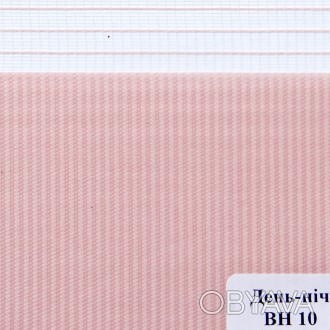 Рулонные шторы День-Ночь Ткань Сафари Розовый ВН-10.
Ткань Сафари - производства. . фото 1