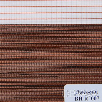 Рулонные шторы День-Ночь Ткань Зебрано Красно-коричневый ВН R 007
Ткань Зебрано . . фото 1