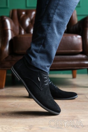 Мужские замшевые туфли Yuves М5 (Trade Mark)
Туфли полностью из натуральной замш. . фото 1