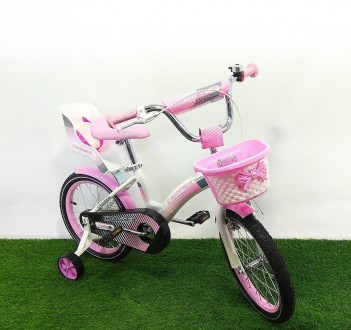 Велосипед для девочек Crosser Kids Bike оснащен дополнительными колесиками, кото. . фото 2