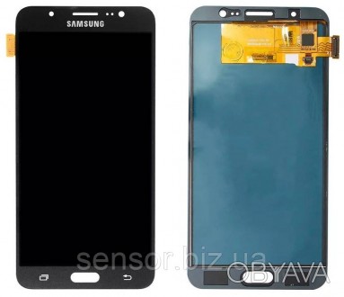 Дисплейний модуль - в зборі для смартфона Samsung Galaxy J7 2016 J710 чорний (яс. . фото 1