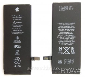 Батарея аккумулятор 616-0805 для iPhone 6 ORIGINAL Li-Ion 1810 mAh 3.82V. . фото 1