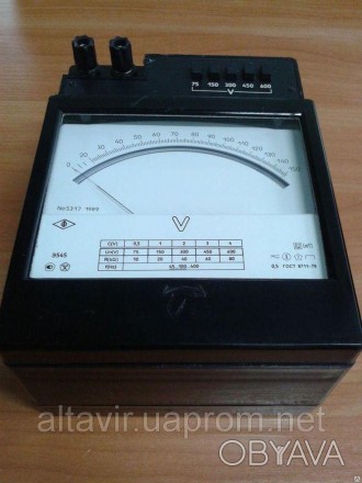 Вольтметр Э545Вольтметр Э545 призначений для вимірювання напруги змінного та пос. . фото 1