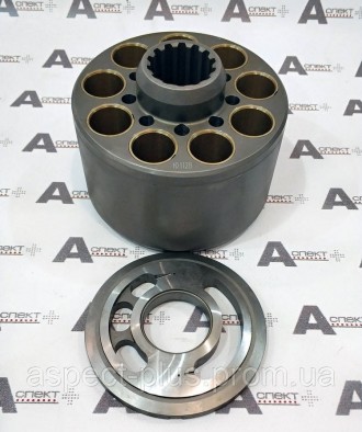 Блок цилиндров и распред. шайба L Kawasaki K3V112 XJBN-00066 Handok. Київ. фото 1