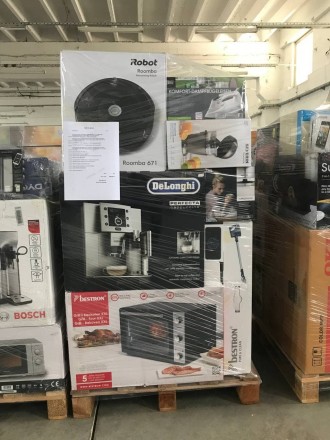 Палет Бытовой Техники с кофемашиной Delonghi Perfecta Cappuccino 30% от рынка. Киев. фото 1 Палет Бытовой Техники с кофемашиной Delonghi Perfecta Cappuccino 30% от рынка. Киев. фото 1