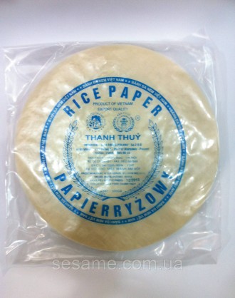 Рисовий папір Rice Paper THANH THUY Papierrizowi 500г, 50+листов, діаметр 22см (В'єтнам). Харків. фото 1 Рисовий папір Rice Paper THANH THUY Papierrizowi 500г, 50+листов, діаметр 22см (В'єтнам). Харків. фото 1
