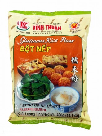 Рисове борошно з клейкого рису для моті Bot Nep 400г. Харків. фото 1 Рисове борошно з клейкого рису для моті Bot Nep 400г. Харків. фото 1