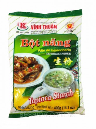 Крахмал из Тапиоки Bột năng Tapioca Starch 400г. Харків. фото 1 Крахмал из Тапиоки Bột năng Tapioca Starch 400г. Харків. фото 1