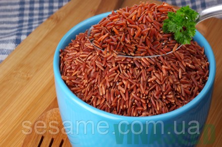 Дикий Коричневий (червоний) рис 1 кг (В'єтнам). Харків. фото 1