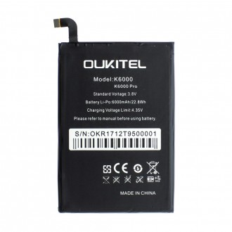 Аккумулятор Oukitel K6000/ K6000 Pro оригинал. Бородянка. фото 1 Аккумулятор Oukitel K6000/ K6000 Pro оригинал. Бородянка. фото 1