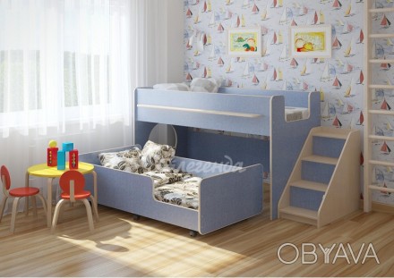 Детская выкатная кровать Легенда 23.4 – удобно и практично.
Комплект занимает не. . фото 1