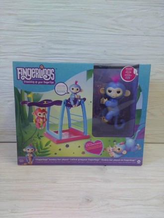 Интерактивная обезьянка Fingerlings
Она умеет:
Держатся за палец и любые другие . . фото 4