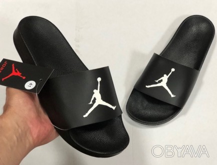 Шлёпанцы мужские черные с белым Nike Air Jordan
Материал: пена
Размерная сетка: . . фото 1