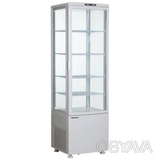 Шкаф холодильный стекло с 4-х сторон, четыре регулируемые полки температура 0°/+. . фото 1