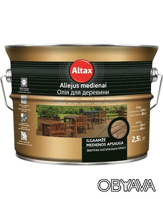 Altax(Альтакс) масло для древесины - это высококачественная смесь натуральных ма. . фото 1