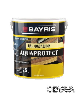 Лак фасадный «AQUAPROTECT» (Аквапротект) Байрис применяется для декоративно-защи. . фото 1