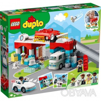 
Lego Duplo Гараж и автомойка 10948
	В этом универсальном игрушечном наборе, пос. . фото 1