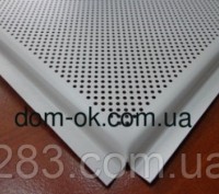 Перфорированная потолочная плита из алюминия белая Alubest D=1.5мм. Стандарт. Киев. фото 1 Перфорированная потолочная плита из алюминия белая Alubest D=1.5мм. Стандарт. Киев. фото 1