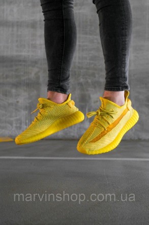 Кроссовки женские желтые Adidas Yeezy Boost 350 V2 
Стильные женские кроссовки А. . фото 4