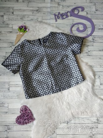 Женская блуза Poppy Lux серебристого цвета с цветочным принтом
Состояние: б/у, в. . фото 1