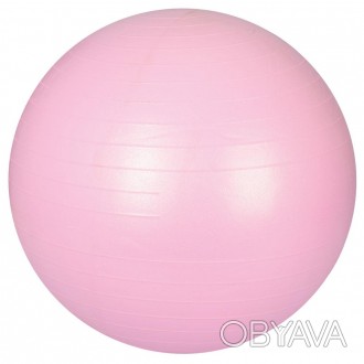 Мяч для фитнеса MS 3344-P Фитбол, 55см, 800г, ABSсатин, розовый, в кульке, 19-18. . фото 1