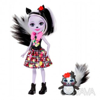 Кукла Скунс по имени Сейдж из коллекции Enchantimals вместе со своей любимицей К. . фото 1