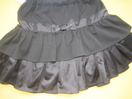 Черная  школьная  юбка, р.140 ,на 8-9 лет, Украина.
Состав - 63% полиэстер, 33 . . фото 3