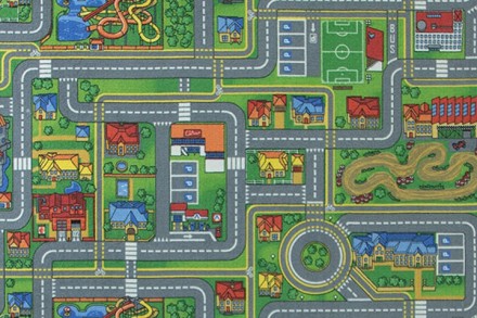 Дитячий килим дорога Напов №19 4, 2.5. Васильков. фото 1