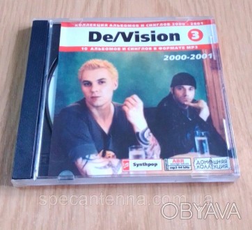 MP3 диск De/Vision (2000-2001) СD3.Диск б/у (распродажа личной коллекции).
Читае. . фото 1