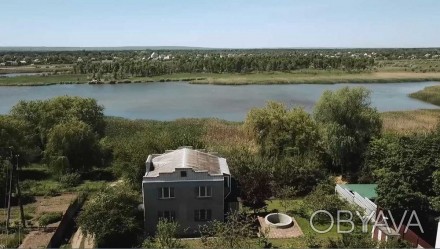 Продам дом со своим берегом озера в городе, АНД район, 10 км до центра Днепра. В. Березановка. фото 1